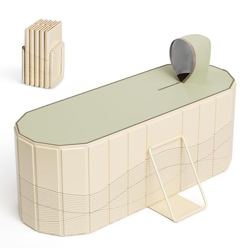 Aoykkii Tragbare Badewanne für Erwachsene 150 x 55 x 50 cm,badewanne faltbar erwachsene mit 2 Ablauflöchern,Familien Badewanne eisbad Ausgestattet mit 2 Seitenstützplatten mit Abdeckung Aoykkii Tragbare Badewanne für Erwachsene 150 x 55 x 50 cm,badewanne faltbar erwachsene mit 2 Ablauflöchern,Familien Badewanne eisbad Ausgestattet mit 2 Seitenstützplatten mit Abdeckung von Aoykkii