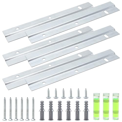 Aoyswuz 6 Stück 15 cm Z-Klemmen zum Aufhängen, Z Profil Aufhängeschiene Ausgestattet mit Schrauben für Schwere Rahmen, Bettkopfteil, Spiegel Aoyswuz 6 Stück 15 cm Z-Klemmen zum Aufhängen, Z Profil Aufhängeschiene Ausgestattet mit Schrauben für Schwere Rahmen, Bettkopfteil, Spiegel von Aoyswuz