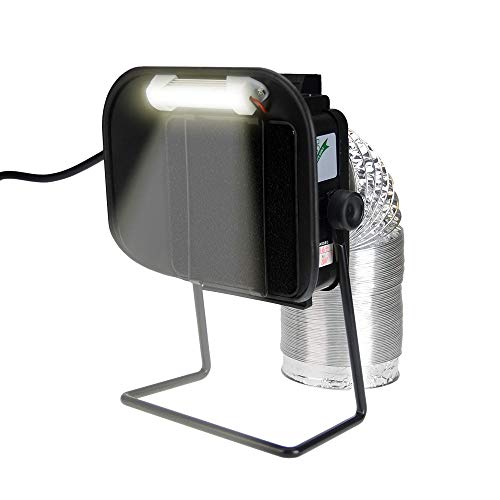 Aoyue 486+ Absaug- und Lötrauchabsorberventilator mit Abluftschlauch und Licht von Aoyue