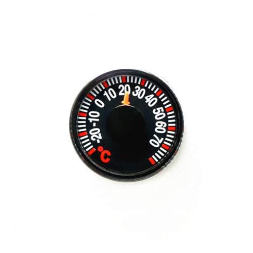 5PCS 27mm Mini Thermometer Kunststoff Celsius Außentemperaturmesser Wasserdicht -20-70°C Allgemeines Zeigerthermometer von Aoyygg