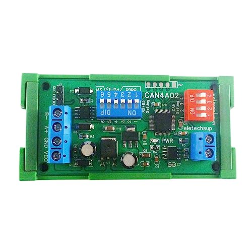 CAN Bus zu RS485 Bus TTL232 Adapter Form,CAN4A02 CAN 2.0 auf RS485 RS232 RS422 CANBUS Serieller Protokollaufsatz DC 12V 2-Way Transparentes Datenübertragungs-Busmodul (Only Board) von Aoyygg