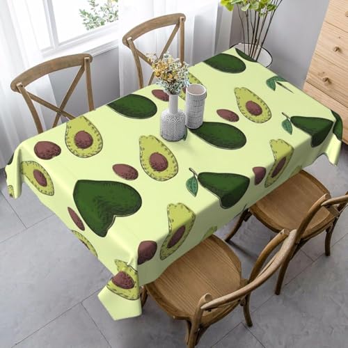 Tischdecke Abwaschbar Avocado Outdoor Quadratisch 140x140 cm 3D Tischdecken Fruchtgrün, Tischtuch Ornamente Polyester Gartentischdecke 140 x 140 Tischwäsche Wetterfest a-7684 Tischdecke Abwaschbar Avocado Outdoor Quadratisch 140x140 cm 3D Tischdecken Fruchtgrün, Tischtuch Ornamente Polyester Gartentischdecke 140 x 140 Tischwäsche Wetterfest a-7684 von Aozhiswe