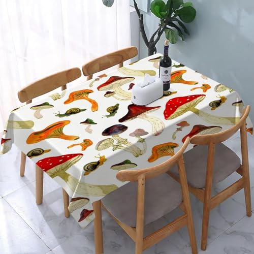 Tischdecke Abwaschbar Champignons Outdoor Rechteckig 140x350 cm 3D Tischdecken Pflanzen und Pilze, Tischtuch Ornamente Polyester Gartentischdecke 350x140 Tischwäsche Wetterfest a-7209 Tischdecke Abwaschbar Champignons Outdoor Rechteckig 140x350 cm 3D Tischdecken Pflanzen und Pilze, Tischtuch Ornamente Polyester Gartentischdecke 350x140 Tischwäsche Wetterfest a-7209 von Aozhiswe