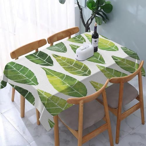 Tischdecke Abwaschbar Grüne Blätter Outdoor Quadratisch 140x140 cm 3D Tischdecken Pflanzen, Tischtuch Ornamente Polyester Gartentischdecke 140 x 140 Tischwäsche Wetterfest a-7194 Tischdecke Abwaschbar Grüne Blätter Outdoor Quadratisch 140x140 cm 3D Tischdecken Pflanzen, Tischtuch Ornamente Polyester Gartentischdecke 140 x 140 Tischwäsche Wetterfest a-7194 von Aozhiswe