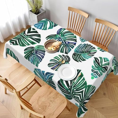Tischdecke Abwaschbar Grüne Pflanzen Outdoor Quadratisch 140x140 cm 3D Tischdecken Monstera, Tischtuch Ornamente Polyester Gartentischdecke 140 x 140 Tischwäsche Wetterfest a-7374 Tischdecke Abwaschbar Grüne Pflanzen Outdoor Quadratisch 140x140 cm 3D Tischdecken Monstera, Tischtuch Ornamente Polyester Gartentischdecke 140 x 140 Tischwäsche Wetterfest a-7374 von Aozhiswe