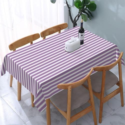 Tischdecke Abwaschbar Hellviolette Streifen Outdoor Quadratisch 140x140 cm 3D Tischdecken Lila-Weiß, Tischtuch Ornamente Polyester Gartentischdecke 140 x 140 Tischwäsche Wetterfest a-5044 Tischdecke Abwaschbar Hellviolette Streifen Outdoor Quadratisch 140x140 cm 3D Tischdecken Lila-Weiß, Tischtuch Ornamente Polyester Gartentischdecke 140 x 140 Tischwäsche Wetterfest a-5044 von Aozhiswe