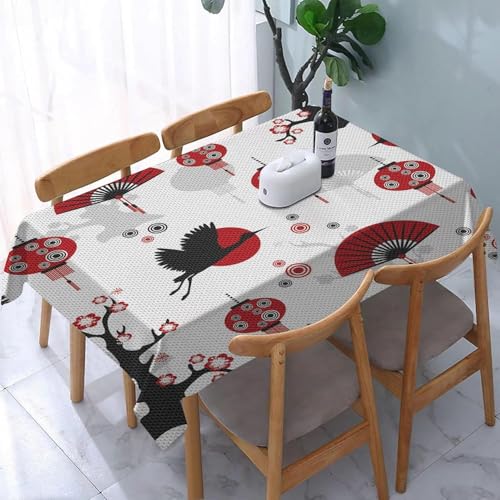 Tischdecke Abwaschbar Japanischer Stil Outdoor Quadratisch 100x100 cm 3D Tischdecken Orientalisch-Asiatischer Stil, Tischtuch Ornamente Gartentischdecke 100 x 100 Tischwäsche a-7302 Tischdecke Abwaschbar Japanischer Stil Outdoor Quadratisch 100x100 cm 3D Tischdecken Orientalisch-Asiatischer Stil, Tischtuch Ornamente Gartentischdecke 100 x 100 Tischwäsche a-7302 von Aozhiswe