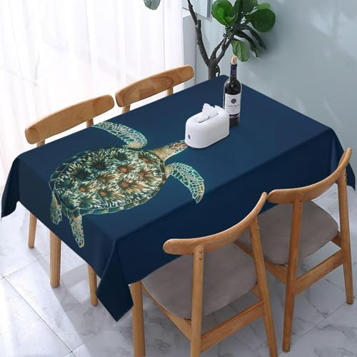 Tischdecke Abwaschbar Meeresschildkrötentiere Outdoor Quadratisch 100x100 cm 3D Tischdecken Meeresblau, Tischtuch Ornamente Polyester Gartentischdecke 100 x 100 Tischwäsche Wetterfest a-5012 Tischdecke Abwaschbar Meeresschildkrötentiere Outdoor Quadratisch 100x100 cm 3D Tischdecken Meeresblau, Tischtuch Ornamente Polyester Gartentischdecke 100 x 100 Tischwäsche Wetterfest a-5012 von Aozhiswe