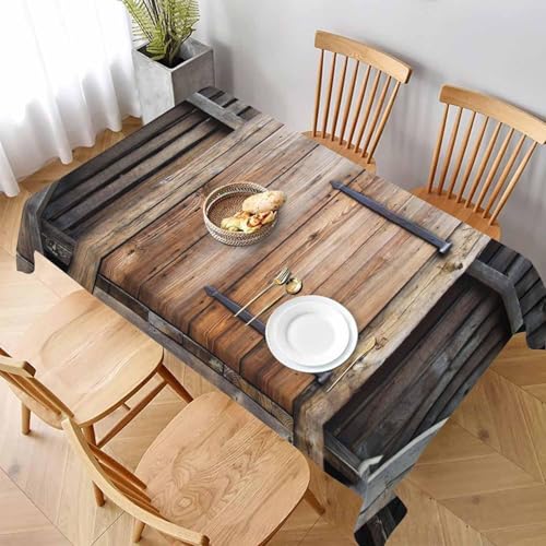 Tischdecke Abwaschbar Scheunentor Outdoor Rechteckig 140x200 cm 3D Tischdecken Vintage-Landschaft, Tischtuch Ornamente Polyester Gartentischdecke 200x140 Tischwäsche Wetterfest a-4825 Tischdecke Abwaschbar Scheunentor Outdoor Rechteckig 140x200 cm 3D Tischdecken Vintage-Landschaft, Tischtuch Ornamente Polyester Gartentischdecke 200x140 Tischwäsche Wetterfest a-4825 von Aozhiswe