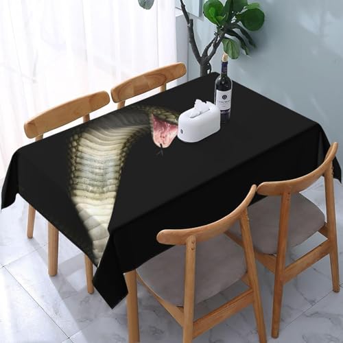 Tischdecke Abwaschbar Schlange Outdoor Rechteckig 100x140 cm 3D Tischdecken Schwarz, Tischtuch Ornamente Polyester Gartentischdecke 140x100 Tischwäsche Wetterfest a-4993 Tischdecke Abwaschbar Schlange Outdoor Rechteckig 100x140 cm 3D Tischdecken Schwarz, Tischtuch Ornamente Polyester Gartentischdecke 140x100 Tischwäsche Wetterfest a-4993 von Aozhiswe