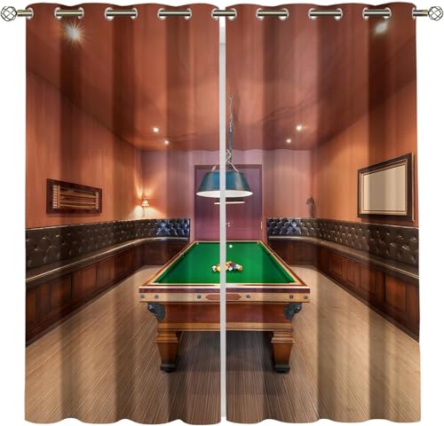 Vorhang Blickdicht Billard Vorhänge Stadion Gardinen Wohnzimmer Schlafzimmer Verdunklungsvorhänge Thermovorhang 3D Druck Schallschutz Vorhang mit Ösen 2er Set B 100 x H 160 cm a.2003 Vorhang Blickdicht Billard Vorhänge Stadion Gardinen Wohnzimmer Schlafzimmer Verdunklungsvorhänge Thermovorhang 3D Druck Schallschutz Vorhang mit Ösen 2er Set B 100 x H 160 cm a.2003 von Aozhiswe