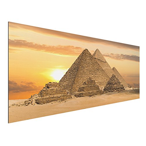 Apalis Aluminium Print - Wandbild Dream of Egypt - Panorama Quer, Größe HxB:40cm x 100cm von Apalis