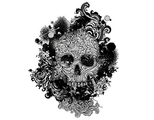 Apalis Fenstersticker Fensterfolie Skull Fensterbilder HxB: 129 x 100cm von Apalis