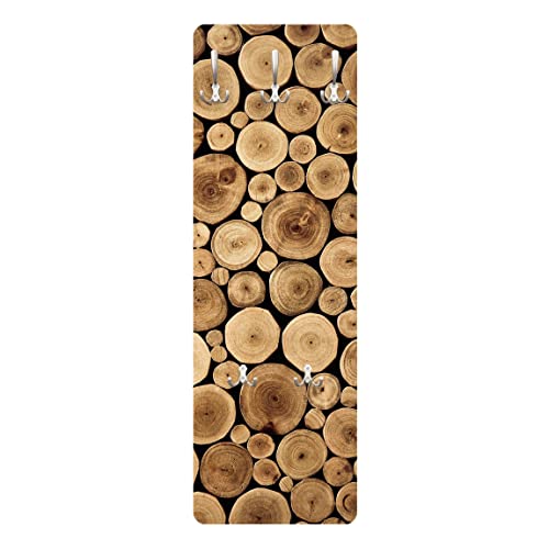 Apalis Garderobe Braun - Homey Firewood - Landhaus, Größe HxB:119cm x 39cm von Apalis