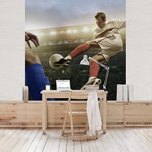 Apalis Kindertapeten Vliestapeten Stadionsjubel Fototapete Quadrat | Vlies Tapete Wandtapete Wandbild Foto 3D Fototapete für Schlafzimmer Wohnzimmer Küche | Größe: 192x192 cm, mehrfarbig, 98033 von Apalis