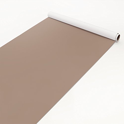 Apalis Klebefolie Cappucino einfarbig - Mokka - Selbstklebefolie Hellbraun 50 x 100 cm von Apalis