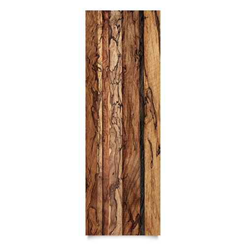 Apalis Klebefolie Holzoptik - Holzwand Flamed - Dekorfolie Holz 50 x 50 cm von Apalis