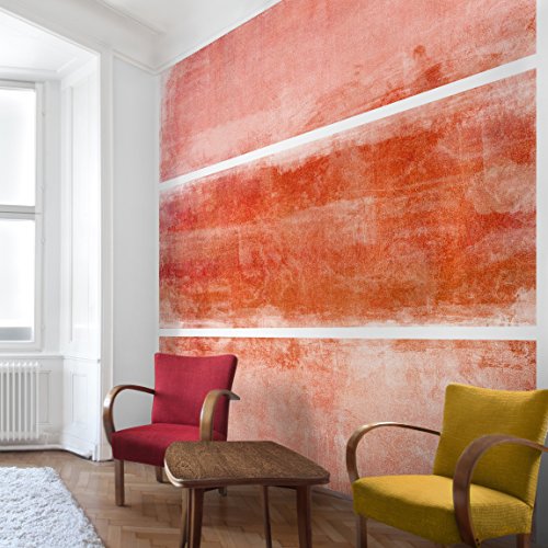 Apalis Vliestapete Colour Harmony Red Uni Tapete Quadrat | Vlies Tapete Wandtapete Wandbild Foto 3D Fototapete für Schlafzimmer Wohnzimmer Küche | Größe: 240x240 cm, rot, 97559 von Apalis