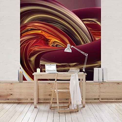 Apalis Vliestapete Fantastic Burning Fototapete Quadrat | Vlies Tapete Wandtapete Wandbild Foto 3D Fototapete für Schlafzimmer Wohnzimmer Küche | Größe: 192x192 cm, mehrfarbig, 97630 von Apalis