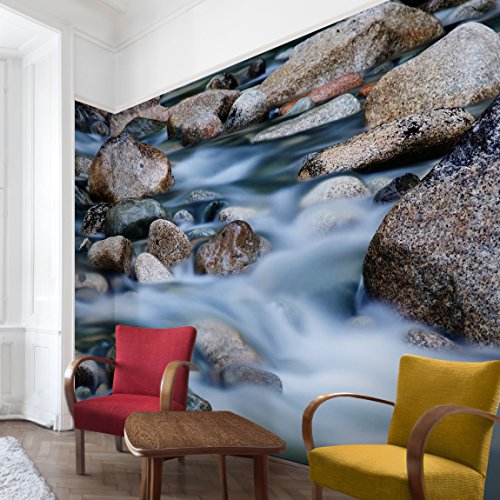 Apalis Vliestapete Fluss in Kanada Fototapete Breit | Vlies Tapete Wandtapete Wandbild Foto 3D Fototapete für Schlafzimmer Wohnzimmer Küche | mehrfarbig, 94917 von Apalis