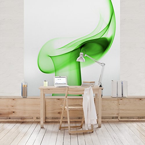 Apalis Vliestapete Green Glitter Fototapete Quadrat | Vlies Tapete Wandtapete Wandbild Foto 3D Fototapete für Schlafzimmer Wohnzimmer Küche | Größe: 288x288 cm, grün, 97724 von Apalis