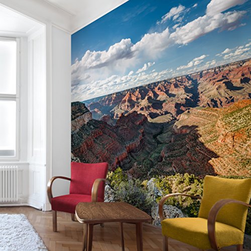 Apalis Vliestapete Natur des Canyons Fototapete Quadrat | Vlies Tapete Wandtapete Wandbild Foto 3D Fototapete für Schlafzimmer Wohnzimmer Küche | Größe: 192x192 cm, mehrfarbig, 95398 von Apalis