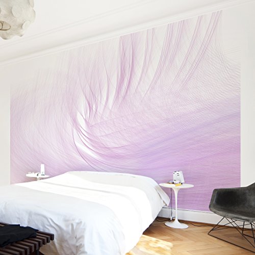 Apalis Vliestapete Nummer RY7 Flügelschlag Fototapete Breit | Vlies Tapete Wandtapete Wandbild Foto 3D Fototapete für Schlafzimmer Wohnzimmer Küche | rosa, 94983 von Apalis