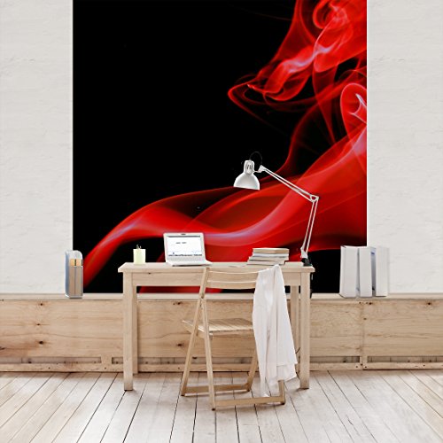 Apalis Vliestapete Red Hot Fototapete Quadrat | Vlies Tapete Wandtapete Wandbild Foto 3D Fototapete für Schlafzimmer Wohnzimmer Küche | Größe: 192x192 cm, rot, 97945 von Apalis