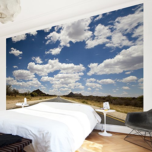 Apalis Vliestapete Route 66 Fototapete Breit | Vlies Tapete Wandtapete Wandbild Foto 3D Fototapete für Schlafzimmer Wohnzimmer Küche | blau, 94786 von Apalis