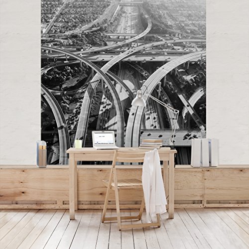 Apalis Vliestapete Rush Hour II Fototapete Quadrat | Vlies Tapete Wandtapete Wandbild Foto 3D Fototapete für Schlafzimmer Wohnzimmer Küche | Größe: 192x192 cm, grau, 98456 von Apalis