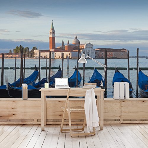 Apalis Vliestapete San Giorgio in Venedig Fototapete Breit | Vlies Tapete Wandtapete Wandbild Foto 3D Fototapete für Schlafzimmer Wohnzimmer Küche | mehrfarbig, 95009 von Apalis