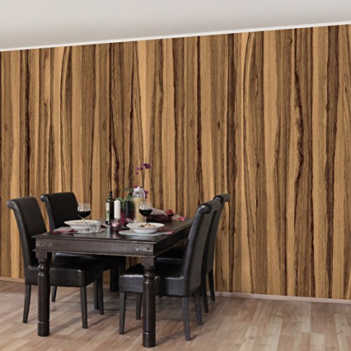 Apalis Vliestapete Tapete Holz schwarze Olive Fototapete Breit | Vlies Tapete Wandtapete Wandbild Foto 3D Fototapete für Schlafzimmer Wohnzimmer Küche | braun, 94790 von Apalis