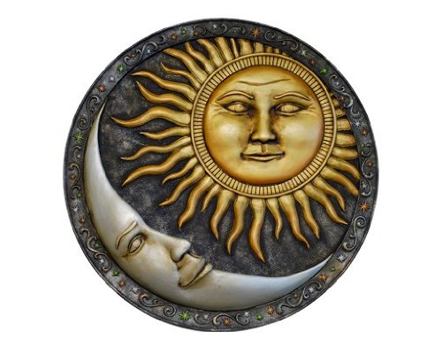 apalis Wandtattoo No.459 Sun and Moon Astronomie Sonne Himmel Weltall Mond von Apalis