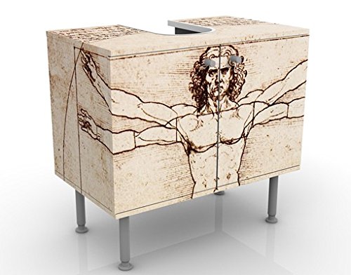 Apalis Waschbeckenunterschrank Da Vinci 60x55x35cm Design Waschtisch, Größe:55cm x 60cm von Apalis