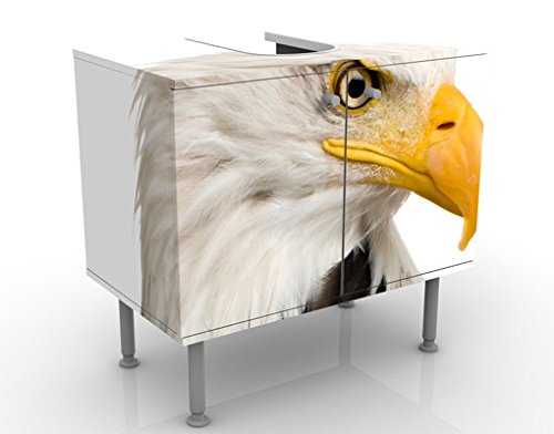 Apalis Waschbeckenunterschrank Eye of The Eagle 60x55x35cm Design Waschtisch, Größe:55cm x 60cm von Apalis