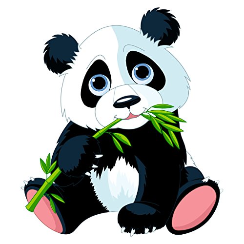 PPS. Imaging Fenstersticker Fensterfolie Fensterbild Naschender Panda HxB: 45 x 40cm von PPS. Imaging