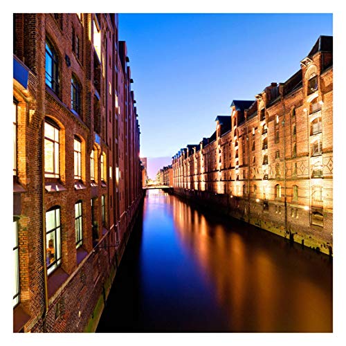 Vliestapete Hamburg Speicherstadt, HxB: 192cm x 192cm von Apalis