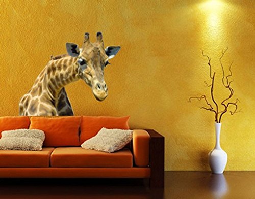 Wandtattoo No.21 Neugierige Giraffe Tier Giraffe Afrika Zoo Fauna von Apalis