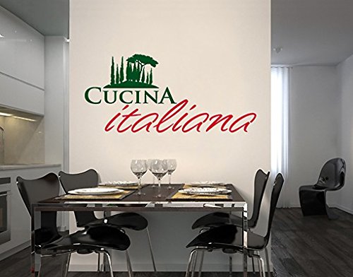 Wandtattoo No.SF507 Cucina Italiania Küche Essen Italien Toskana Kochen von Apalis