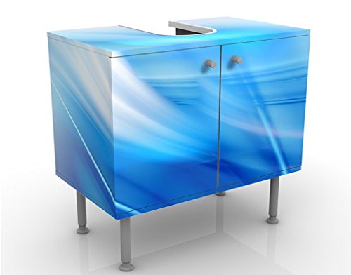 Waschbeckenunterschrank Aquatic 60x55x35cm Design Waschtisch, Größe:55cm x 60cm von Apalis