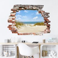 3D Wandtattoo - Strand An Der Nordsee | Wandsticker Wandaufkleber Wanddekoration Wanddeko Meer von ApalisHOME