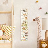 Kindermesslatte Holz - Waldtiere | Messlatte Jungen Mädchen Neutral Baby Kinderzimmer von ApalisHOME