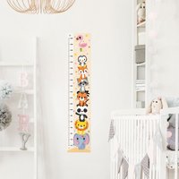 Kindermesslatte Wandtattoo - Elefant Löwe Panda Tiger Und Co | Messlatte Jungen Mädchen Neutral Baby Kinderzimmer Babyzimmer von ApalisHOME