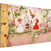 Magnettafel Kinderzimmer - Erdbeerinchen Erdbeerfee Schneiderstube | Memoboard Magnetisch Magnetboard Wandtafel Wandbilder Kinder Kind von ApalisHOME