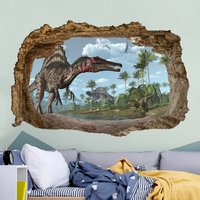 Wandtattoo Kinderzimmer Junge - Dinosaurier Landschaft | Sticker Wandsticker Wandbild von ApalisHOME