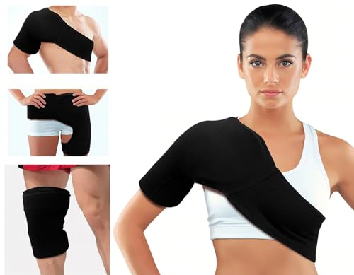 Apanphy Gel-Kompresse für Knie/Schulter/Hüfte | Universelle Kalt-Wärmetherapie bei Arthrose & postoperativen Schwellungen | Kühlband mit Klettverschluss | Wiederverwendbare Schmerzpads von Apanphy