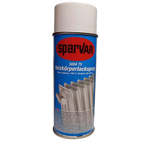 Sparvar 6011547 Heizkörperlack, 400 ml, 100 °C, weiß - kurzeitig bis 120 °C von Aparoli