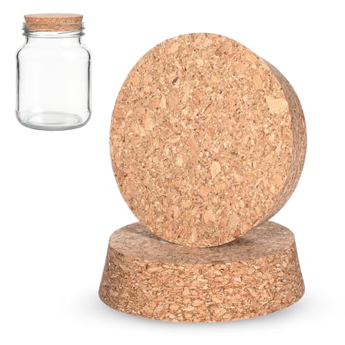 Apausvcm 2 Stück Konische Korkstopfen,Großer Korkstopfen,Natürlicher Weicher Holzkorken,Runder Korkverschluss,Ersatzkorken,für Glasflaschen Einmachgläser Einmachgläser Töpferwaren DIY Bastelarbeiten Apausvcm 2 Stück Konische Korkstopfen,Großer Korkstopfen,Natürlicher Weicher Holzkorken,Runder Korkverschluss,Ersatzkorken,für Glasflaschen Einmachgläser Einmachgläser Töpferwaren DIY Bastelarbeiten von Apausvcm