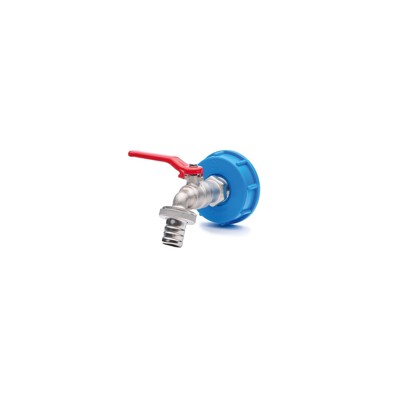 Kugelauslaufventil Profi mit IBC-Adapter Sx60, Tülle 3/4" von Apd
