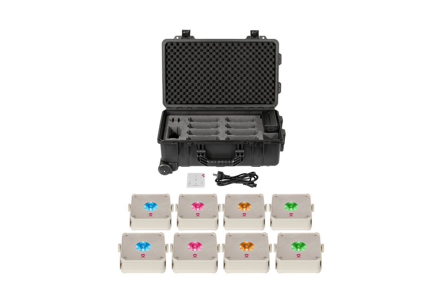 Ape Labs Discolicht, ApeLight Mini V2 - TB 8 creme - Scheinwerfer Set Ape Labs Discolicht, ApeLight Mini V2 - TB 8 creme - Scheinwerfer Set von Ape Labs